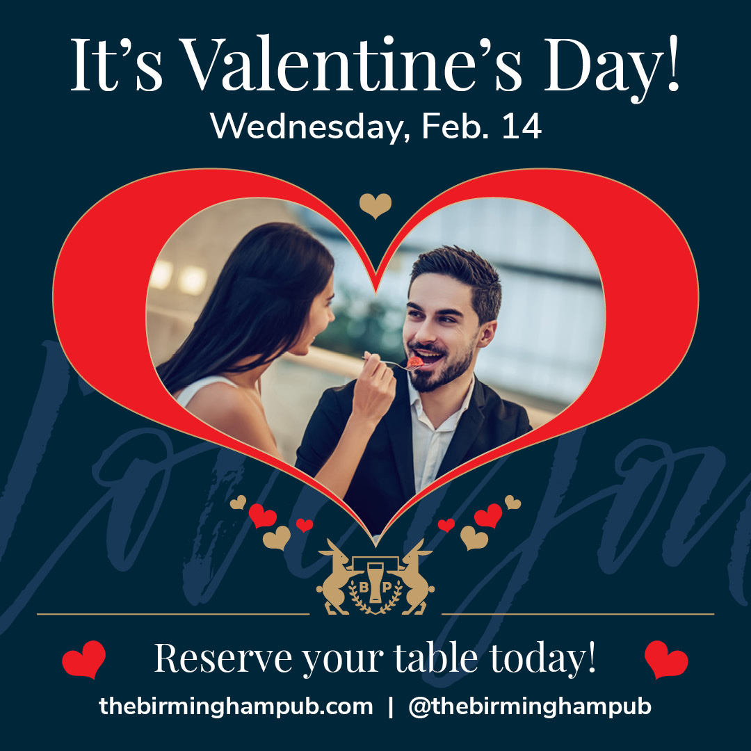 It’s Valentine’s Day! Birmingham Pub